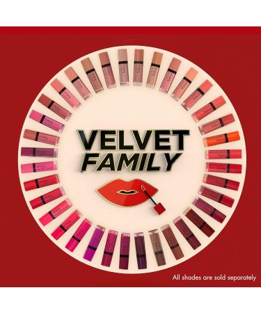 Bourjois Rouge Edition Velvet Liquid Lipstick 02 Frambourjoise - Purples 6.7ml | Long Lasting Matte Finish - Buy Online on GoSupps.com