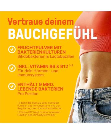 Braineffect Daily Good - Fruity Beverage Powder with Bacterial Strains & Vitamins B6+B12 for Gut Health - 30 Portions (Strawberry) - Buy Online on GoSupps.com