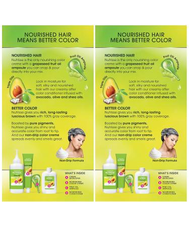 Garnier Nutrisse Nourishing Creme 53 Medium Golden Brown Hair Color 2 Pack - Buy Online on GoSupps.com
