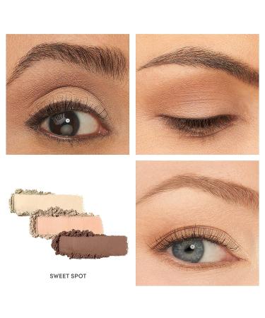 jane iredale PurePressed Eye Shadow Triple in Sweet Spot - Highly Pigmented Mineral Based Formula | Long Lasting & Crease Resistant | Safe for Sensitive Eyes - Buy Online on GoSupps.com