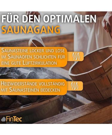 High-Quality 20kg Sauna Stones - Perfect for Relaxation & Wellness | International Shipping Available - Buy Online on GoSupps.com