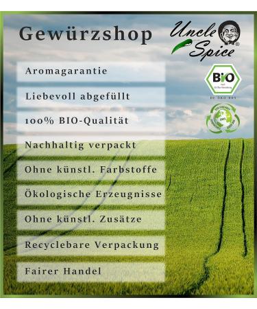 UNCLE SPICE BIO Black Garlic Powder - 55g Fermented Superfood Spice in Premium Quality | De- KO-005 - Buy Online on GoSupps.com