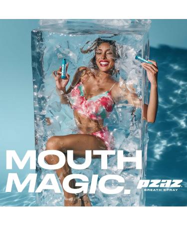 Pzaz Breath Spray for Bad Breath - Sugar-Free Alcohol-Free Wintermint Oral Care with Caffeine & Vitamin B12 (3 Pack - Buy Online on GoSupps.com
