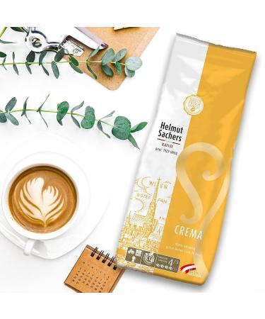 Helmut Sachers Coffee Crema - 100% Arabica Whole Beans Intensity 4/5 - 3 x 500g Pack - Premium International Shipping - Buy Online on GoSupps.com