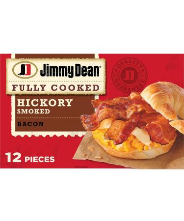 Jimmy Dean Fully Cooked Premium Hickory Smoked Bacon, 2.2 oz.