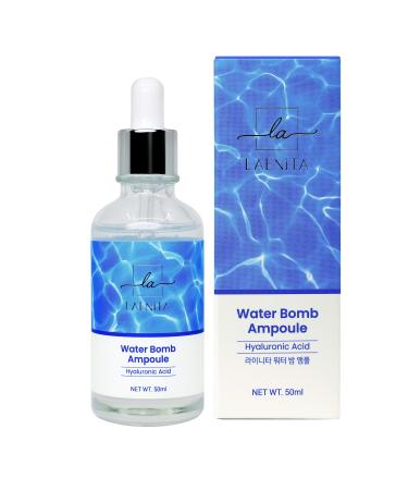 Water Bomb Pure Hyaluronic Acid Serum for Face Contains Vitamin B5 - Advanced Anti-Aging Serum for Fine Lines and Wrinkles - Korean Beauty Hydrating Serum Formula Designed to Repair Dry Skin - 50ml