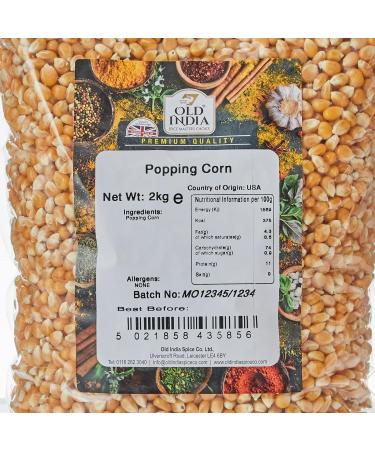 Old India Popping Corn 2Kg - Premium Quality Popcorn Kernels - Pack of 1 - Buy Online on GoSupps.com