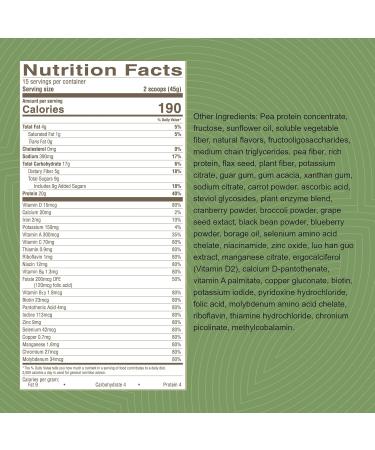 Buy Nature's Sunshine Love and Peas 675g Bag - Healthy Plant-Based Protein | International Shipping Available - Buy Online on GoSupps.com