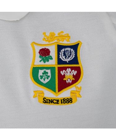 Canterbury Men's British and Irish Lions Rugby Piqu Polo Shirt - S Bright White | International Shipping Available - Buy Online on GoSupps.com