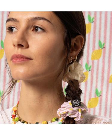 Buy Invisibobble Haarjummi Fruit Fiesta Scrunchy - Yellow White Striped - Stylish Hair Accessories for Girls & Women | Pastel Colors | Designed in Munich | International Shipping - Buy Online on GoSupps.com