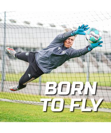 Gripmode Aqua Hybrid Goalkeeper Gloves - Football Gloves for All Ages - Size 7-11 - Weather-Resistant GripTec Surface - Buy Online on GoSupps.com