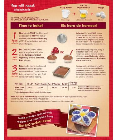 Betty Crocker Supermoist Spice Mix 432g - Delicious Spice Cake Mix (Pack of 1) - Buy Online on GoSupps.com