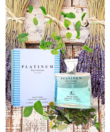 PLATINIUM POUR HOMME EAU DE TOIETTE 3.4 FL. Oz. Woody Aromatic fragrance for men. - Buy Online on GoSupps.com