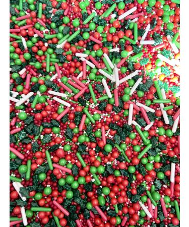Cake N Bake Christmas Themed Edible Sprinkles (35g Christmas Grinch) 35g Christmas Grinch