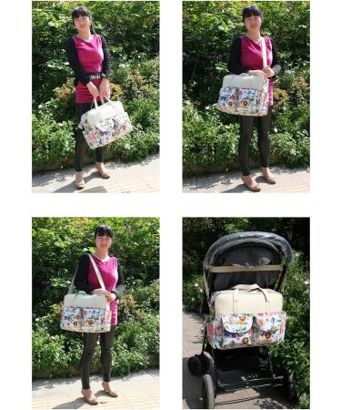 Kamay Waterproof Mummy Diaper Bag with Changing Mat - Lamar Navy Alpaca - Buy Online on GoSupps.com