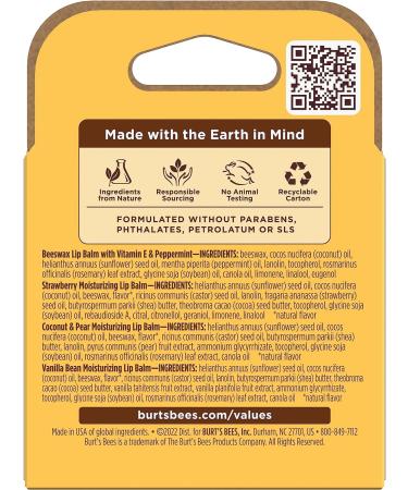 Burt's Bees Best of Gift Set As Shown picture Best(Vanilla Coconut Strawberry and BeeWax) 1 count (Pack of 1) - Buy Online on GoSupps.com