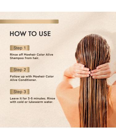 MOEHAIR Color Alive Conditioner 32 Fl Oz | Hydrating & Nourishing for Color Treated Hair | Paraben & Sulfate Free | Reduces Scalp Dryness & Detangles Hair - Buy Online on GoSupps.com