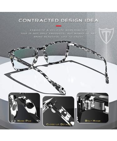 ATTCL Unisex Blue Light Filter Glasses - UV Protection & Headache Relief | Non-Prescription Computer Glasses M BL5577-Marble - Buy Online on GoSupps.com