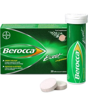 Berocca Boost Multivitamin Tablets Pack Of 20 - Buy Online on GoSupps.com