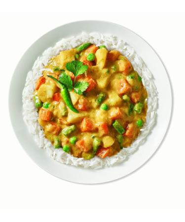 Hot & Spicy Coconut Vegetables - Tasty Bite 10oz (Pack of 6) | Ready to Eat Indian Entree - Buy Online on GoSupps.com