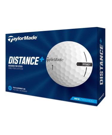 Taylor Made Distance+ White 12 Ball - Buy Online on GoSupps.com