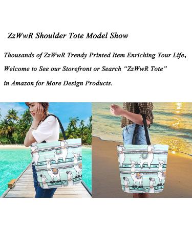 ZzWwR Trendy Paris Street Eiffel Tower Large Canvas Shoulder Tote Bag - Ideal for Gym, Beach, Travel & Shopping - Buy Online on GoSupps.com