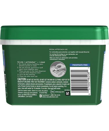 Cascade Complete Dishwasher Pods 43 Count Fresh Scent - Dawn Power Actionpacs Detergent - Buy Online on GoSupps.com