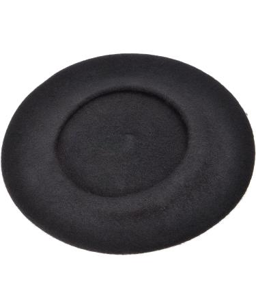 ZLYC Wool French Beret Hat | Solid Color Cap for Women and Girls - Black - Buy Online on GoSupps.com