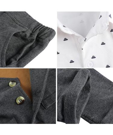 Mint Green Baby Boys Formal 3-Piece Outfit | Gentleman Wedding Tuxedo Set in Grey | 18-24 Months - Buy Online on GoSupps.com