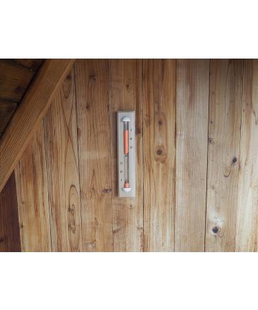 Home Sauna Experience: HSE Deluxe Cedar Wall Sauna Timer - 15 Minute Rust Red Sand Timer for Optimal Relaxation - Buy Online on GoSupps.com