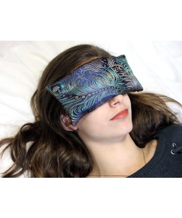 Candi Andi Handmade Eye Pillow - Flax Seed Fill - Unscented - Dark Turquoise - TEP-DT UNSCENTED Dart Turquoise