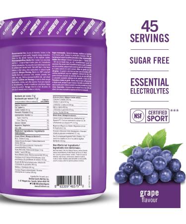 BioSteel Hydration Mix Great Tasting Hydration with Zero Sugar and No Artificial Flavours or Preservatives | Grape + Blue Raspberry Flavours 90 Servings 315 g (Pack of 1) Hydration Mix + Hydration Mix Zero Sugar - Buy Online on GoSupps.com