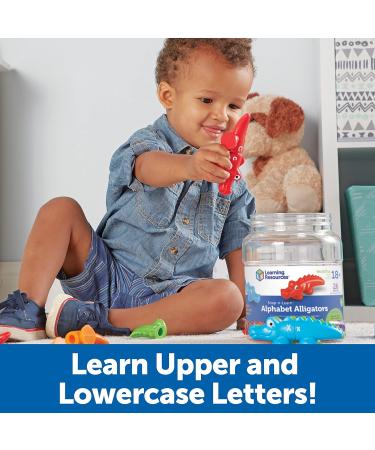Buy Learning Resources Snap-n-Learn Alphabet Crocodiles - Fun Educational Toy for Kids | International Shipping Available - Buy Online on GoSupps.com