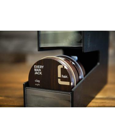 Every Man Jack Hair Styling Clay - Medium Hold, Matte Finish, Fragrance-Free, 3.4 oz - Non-Greasy, All Hair Types - Buy Online on GoSupps.com