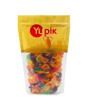 Yupik Mini Jelly Fruit Flavored Slices 1 kg 6 Count Gluten-Free Colorful Candy Soft & Chewy Fruity Flavors Sugary Coating Delicious Snacks Ideal for Gifting Halloween & Holidays 6 kg