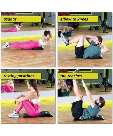 Solofit Ab Exercise Mat for Full Range Motion Ab Workouts - Lower Back & Lumbar Support, Stretches Ab Muscles | Core Trainer Pad with Tailbone Support - Buy Online on GoSupps.com
