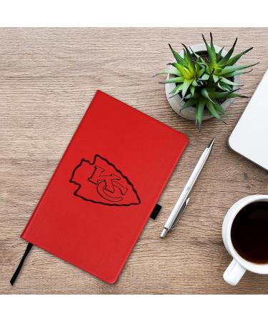 NFL Kansas City Chiefs Laser-Engraved Color Notepad - Officially Licensed 5.25 x 8.25-inches - Buy Online on GoSupps.com
