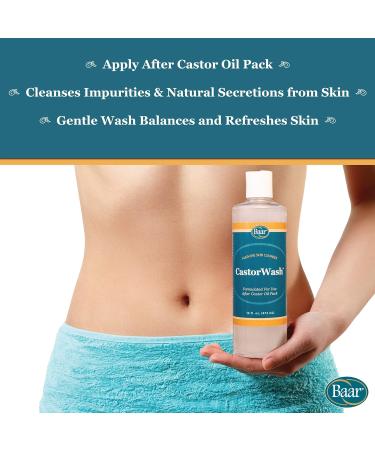 Baar Organic Castor Oil 32 oz & Castor Wash 16 oz Bundle - Buy Online on GoSupps.com