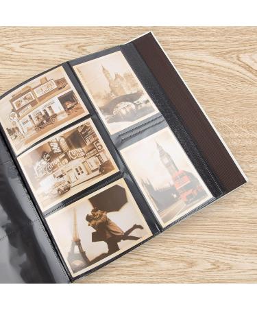 AUEAR 4x6 Photo Album - Large Capacity 600-Pocket White Photo Book for Graduation, Wedding, Baby - Embossed Leather Cover - Buy Online on GoSupps.com