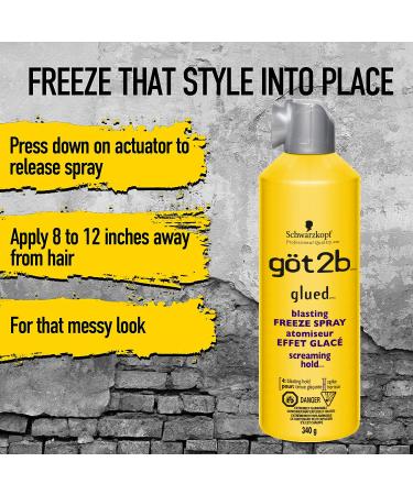 got2b Glued Blasting Freeze Spray 340g - Buy Online on GoSupps.com