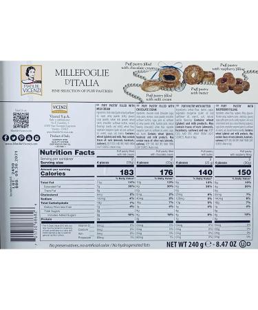 3 Matilde Vicenzi Biscotteria millefoglie biscuits 330 g - Buy Online on GoSupps.com