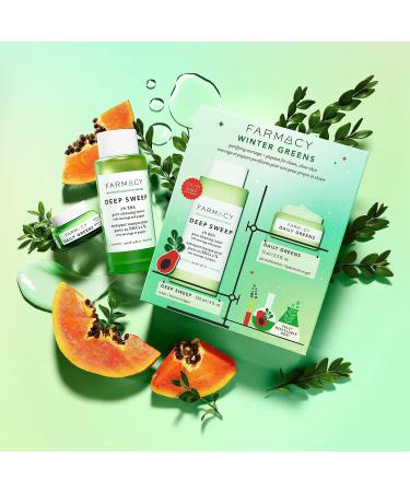 Farmacy Winter Greens Duo - Deep Sweep Toner & Daily Greens Moisturizer Set - 4.5 Fl Oz - Buy Online on GoSupps.com