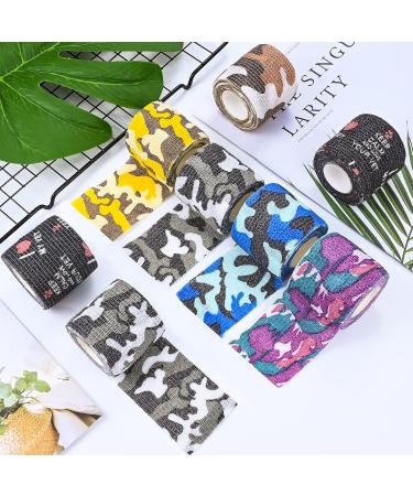 Buy Twirush 12 Rolls Self-Adhesive Bandage for Pets & Humans - Waterproof Elastic Hand Tear Tape - Ideal for Pet Care & Wound Protection (5cm x 4.5m) - Buy Online on GoSupps.com