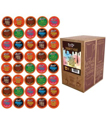 Brooklyn Beans Hot Chocolate Variety Pack Pods - 40 Count - Compatible with 2.0 K-Cup Brewers - Assorted Hot Chocolate - 1 Pack - Buy Online on GoSupps.com