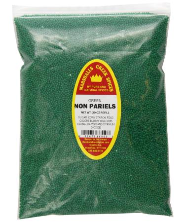 Marshalls Creek Spices Refill Pouch Nonpareils Seasoning Green XL 20 Ounce