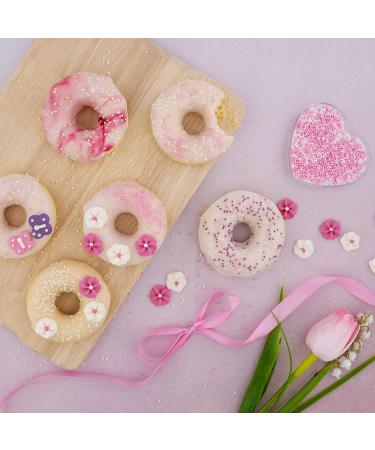G nthart BackDecor Sugar Flowers Pink & White Edible Decorations for Baking - Buy Online on GoSupps.com