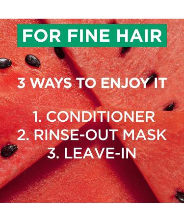Garnier Ultimate Blends Plumping Hair Food Watermelon 3-In-1 Fine Hair Mask 390ml - Buy Online on GoSupps.com