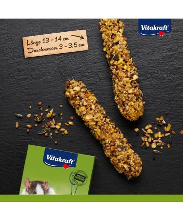 Vitastras Kr cker for Rats - Sugar & Grain Free Treats with Spelled Apple Vitamins & Minerals (2 Pieces) - Buy Online on GoSupps.com