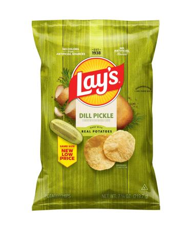 Lay's Dill Pickle Flavored Potato Chips - 7.75oz