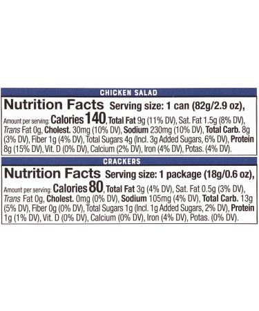 Bumble Bee Chicken Salad Snack on the Run Kit - Pack of 3, 3.5oz - Ready to Eat Protein Snack with Crackers & Spoon - Shelf Stable & Convenient - Buy Online on GoSupps.com